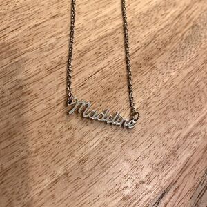 Cursive “Madeline” Necklace